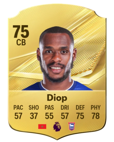 Diop 75 Common CB FC 26 card