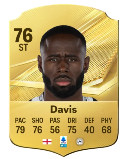 Davis 76 Common ST FC 26 card