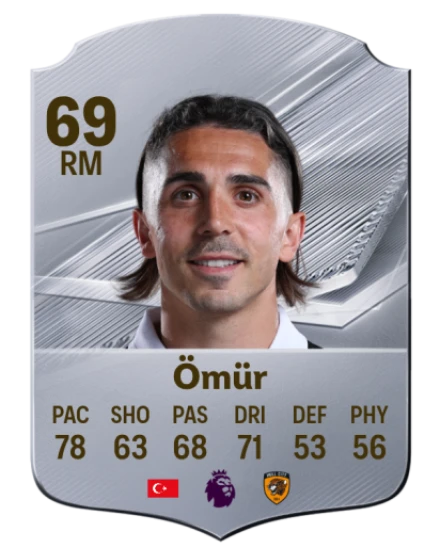 Ömür 69 Silver RM FC 27 card