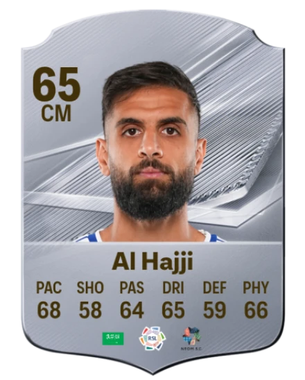 Al Hajji 65 Silver CM FC 27 card