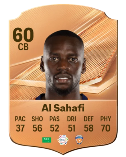 Al Sahafi 60 Bronze CB FC 27 card