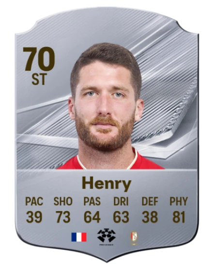 Henry 70 Rare ST FC 26 card