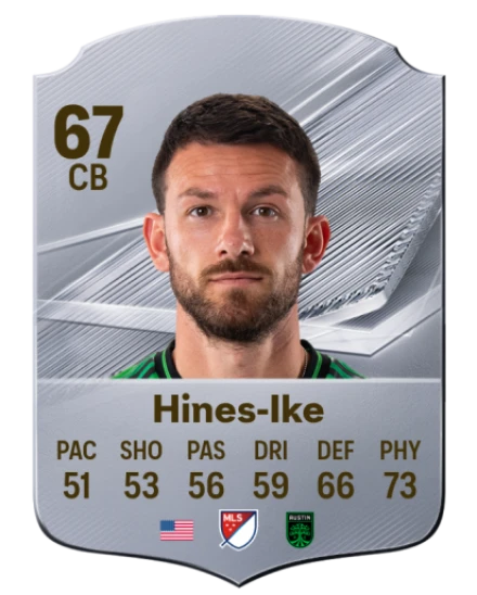 Hines-Ike 67 Silver CB FC 27 card