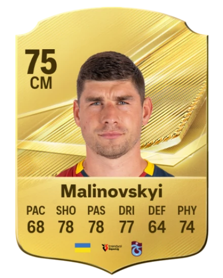 Malinovskyi 75 Common CM FC 26 card
