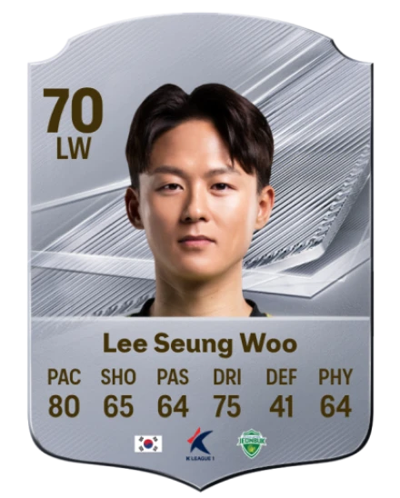 Lee Seung Woo 70 Common LW FC 26 card