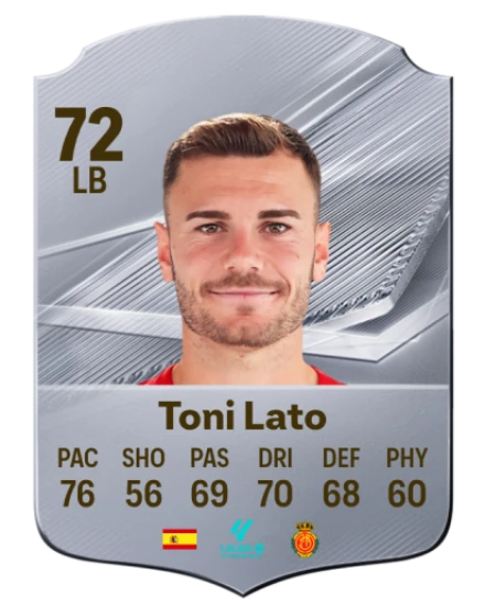Toni Lato 72 Common LB FC 26 card