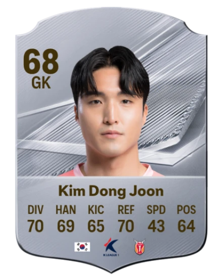 Kim Dong Joon 68 Common GK FC 26 card