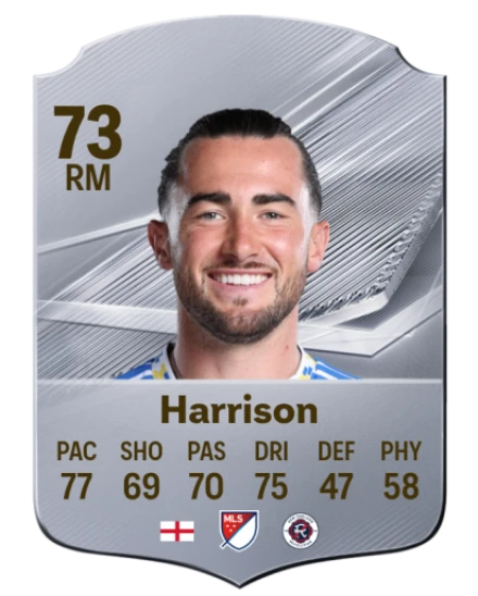 Harrison 73 Common RM FC 26 card