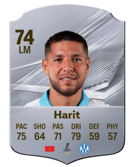 Harit 74 Common LM FC 26 card