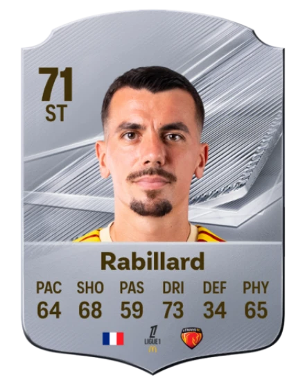 Rabillard 71 Common ST FC 26 card