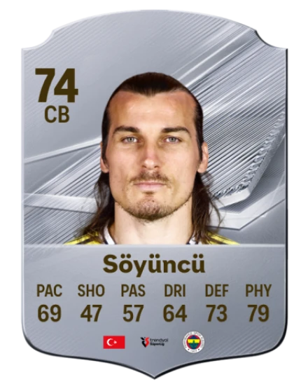 Söyüncü 74 Silver CB FC 27 card