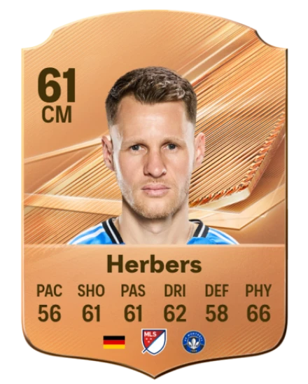 Herbers 61 Bronze CM FC 27 card