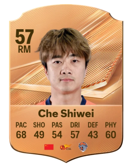 Che Shiwei 57 Bronze RM FC 27 card