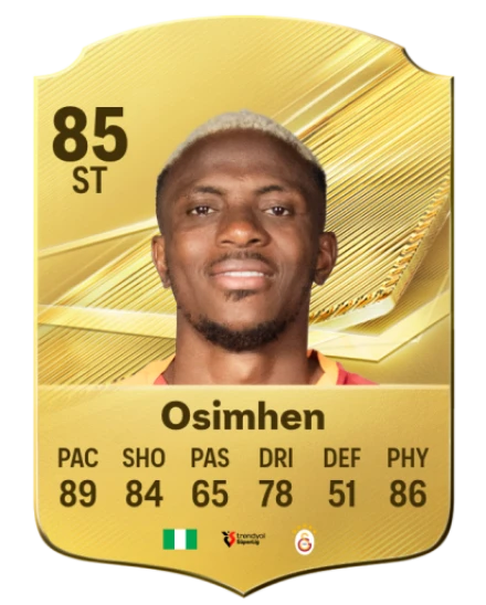 Osimhen 85 Common ST FC 26 card