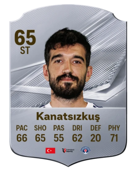 Kanatsızkuş 65 Silver ST FC 27 card