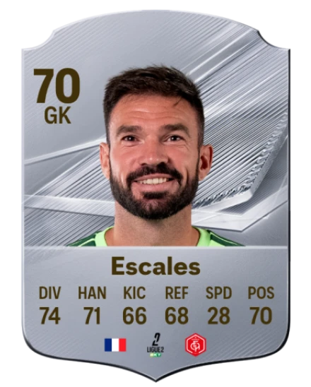 Escales 70 Common GK FC 26 card
