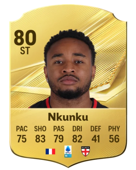 Nkunku 80 Rare ST FC 26 card
