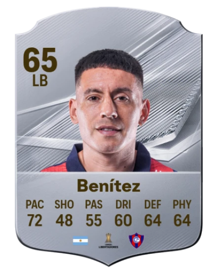 Benítez 65 Silver LB FC 27 card