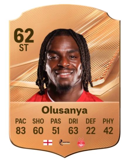 Olusanya 62 Bronze ST FC 27 card