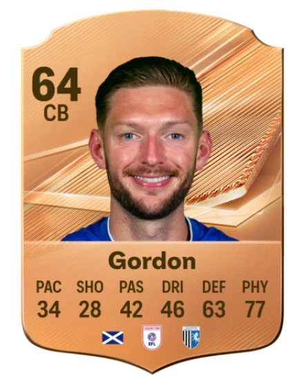 Gordon 64 Common CB FC 26 card