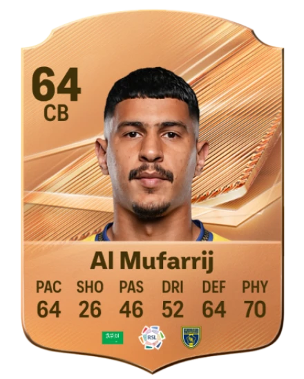 Al Mufarrij 64 Common CB FC 26 card