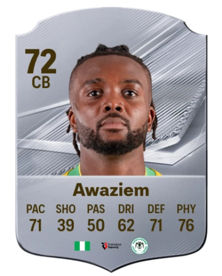 Awaziem 72 Common CB FC 26 card