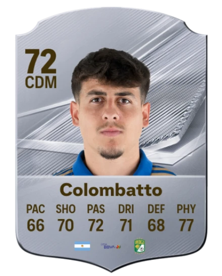 Colombatto 72 Rare CDM FC 26 card