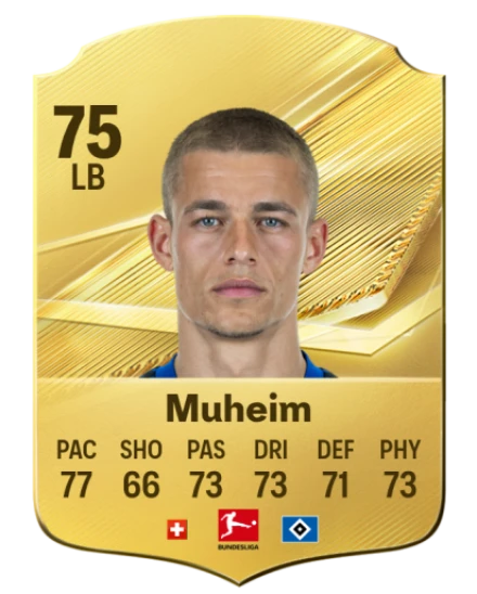 Muheim 75 Common LB FC 26 card