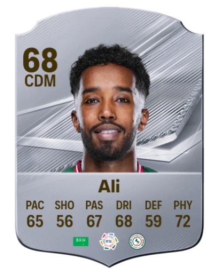 Ali 68 Silver CDM FC 27 card