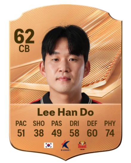 Lee Han Do 62 Bronze CB FC 27 card