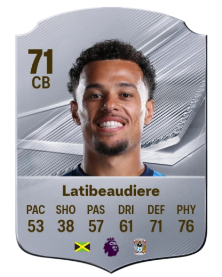 Latibeaudiere 71 Common CB FC 26 card