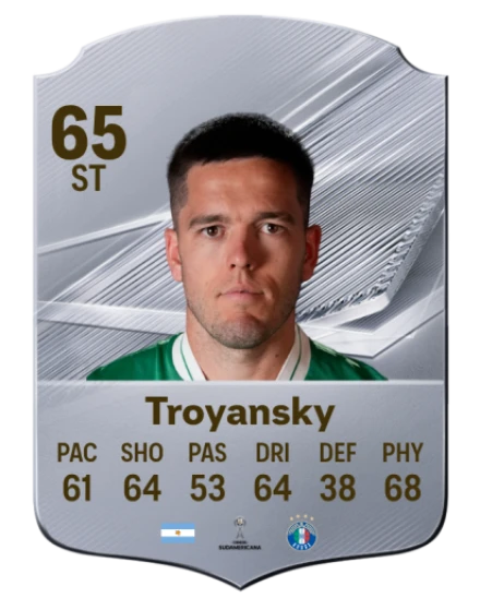 Troyansky 65 Silver ST FC 27 card