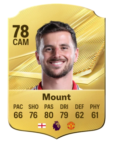 Mount 78 Gold CAM FC 27 card
