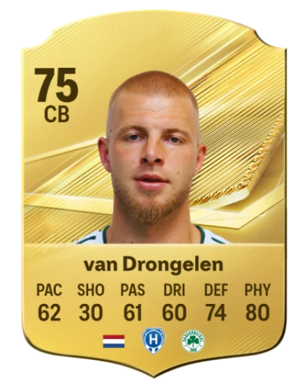 van Drongelen 75 Common CB FC 26 card