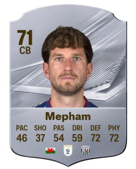 Mepham 71 Common CB FC 26 card