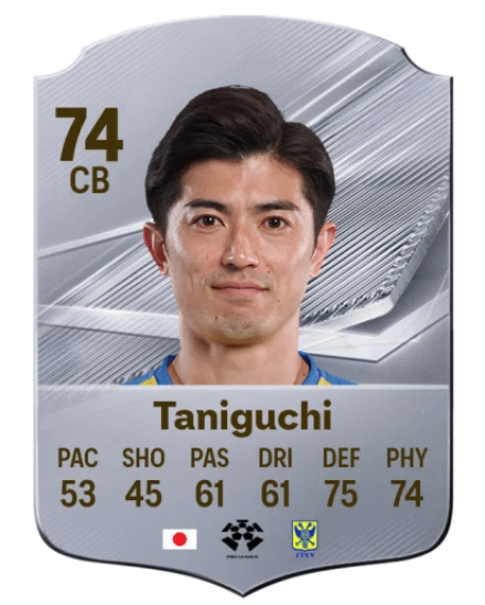 Taniguchi 74 Common CB FC 26 card