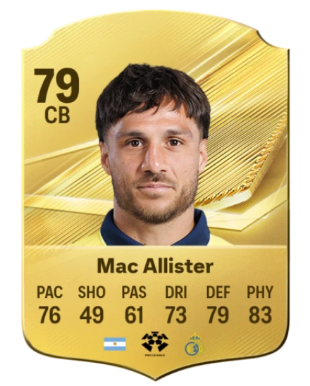 Mac Allister 79 Common CB FC 26 card