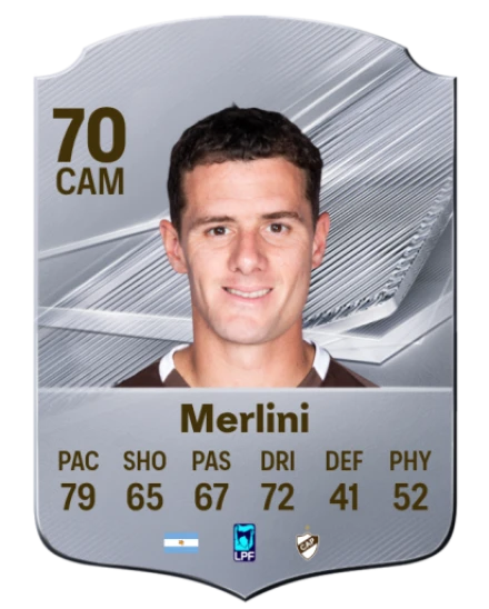 Merlini 70 Silver CAM FC 27 card