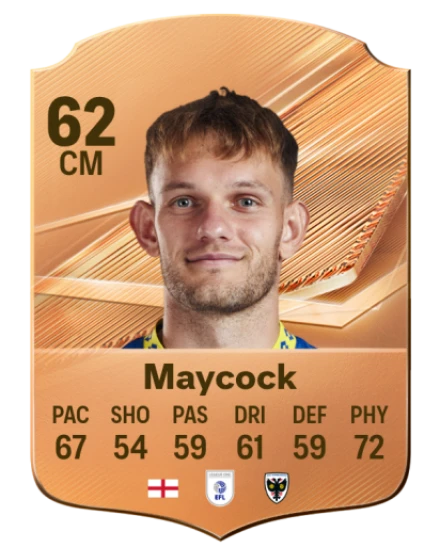 Maycock 62 Common CM FC 26 card