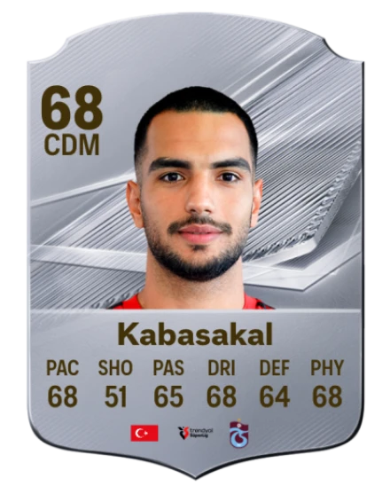 Kabasakal 68 Silver CDM FC 27 card