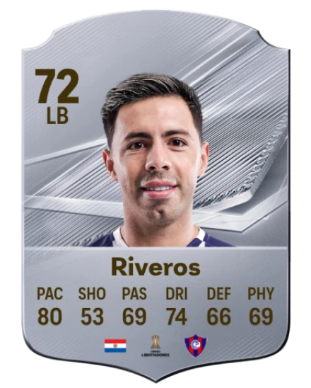 Riveros 72 Common LB FC 26 card
