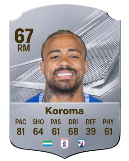 Koroma 67 Common RM FC 26 card