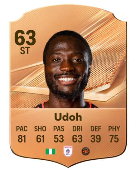 Udoh 63 Bronze ST FC 27 card