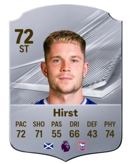 Hirst 72 Common ST FC 26 card