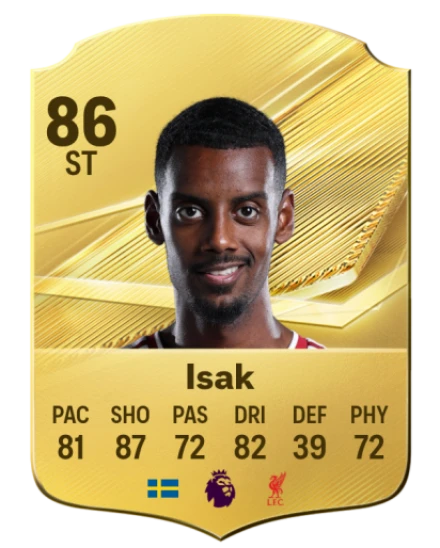 Isak 86 Common ST FC 26 card