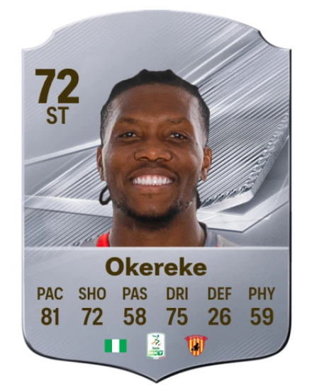 Okereke 72 Common ST FC 26 card