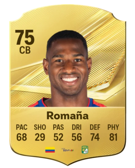 Romaña 75 Common CB FC 26 card