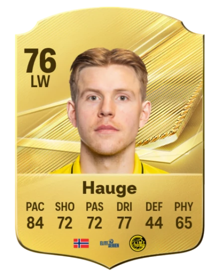 Hauge 76 Common LW FC 26 card