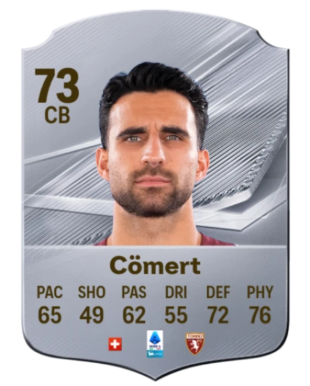 Cömert 73 Silver CB FC 27 card