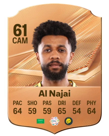 Al Najai 61 Bronze CAM FC 27 card